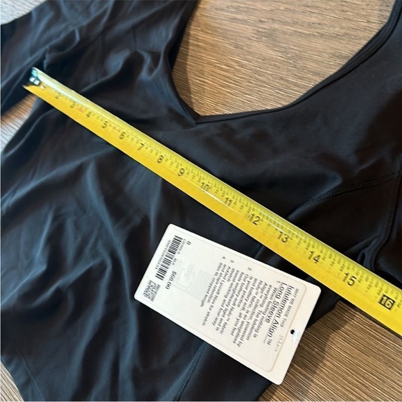 Lululemon Align Long Sleeve Shirt Black size 8 NEW WITH TAGS 🖤 - Picture 9 of 9